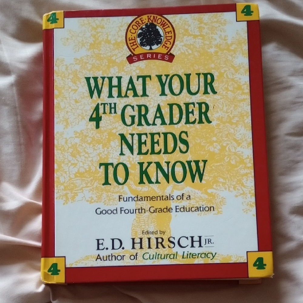 What Your 4th Grader Needs to Know Book Brand New